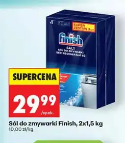 Biedronka Sól do zmywarki Finish 2-pak oferta
