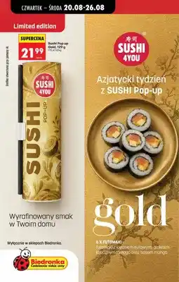 Biedronka Sushi Pop up Gold oferta