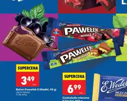 Biedronka Baton Pawełek Wiśnia E.Wedel oferta