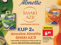 Biedronka Serek twarogowy Almette Matcha & Kokos oferta