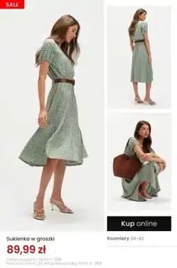 Top Secret Sukienka w groszki oferta