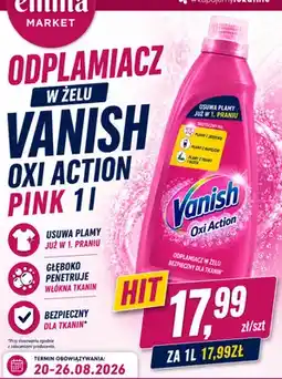 EMMA market Odplamiacz w żelu Vanish Oxi Action Pink oferta