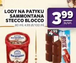 Stokrotka Market Lody na patyku Sammontana Stecco Blocco oferta