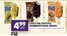 Stokrotka Market Lody na patyku Sammontana Gruvi oferta
