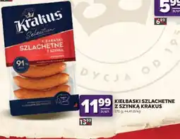 Stokrotka Market Kiełbaski szlachetne z szynką Krakus oferta