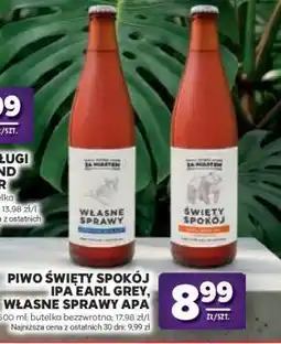 Stokrotka Market PIWO ŚWIĘTY SPOKÓJ IPA EARL GREY, WŁASNE SPRAWY - APA oferta