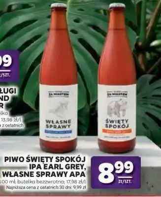 Stokrotka Market PIWO ŚWIĘTY SPOKÓJ IPA EARL GREY, WŁASNE SPRAWY - APA oferta