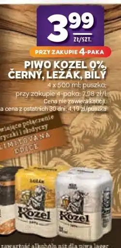 Stokrotka Market Piwo Kozel 0% Černý, Ležák, Bílý oferta