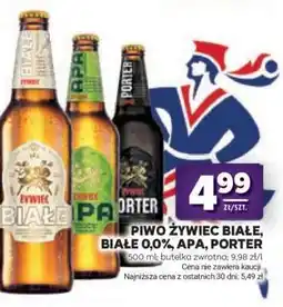 Stokrotka Market Piwo Żywiec Białe, Białe 0.0%, APA, Porter oferta