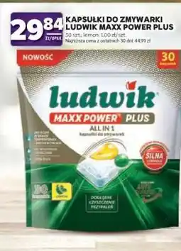 Stokrotka Market Kapsułki do zmywarki Ludwik Maxx Power Plus oferta