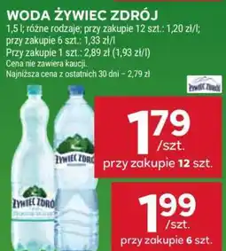Stokrotka Market Woda Żywiec Zdrój oferta
