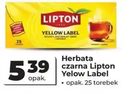 Odido Herbata czarna Lipton Yelow Label oferta