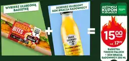 Żabka Bagietka Tomcio Paluch + Sok Bracia Sadownicy 250 ml oferta