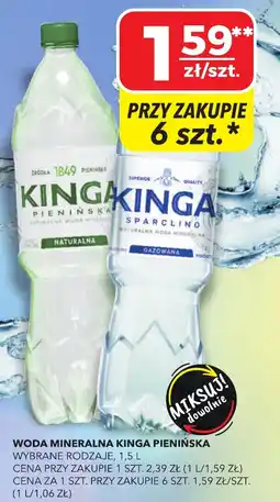 Top Market Woda Mineralna Kinga Pienińska oferta