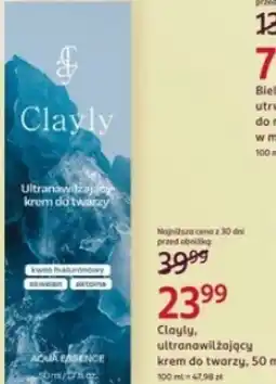 Rossmann Clayly, ultranawilżający krem do twarzy oferta