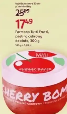 Rossmann Farmona Tutti Frutti, peeling cukrowy do ciała oferta