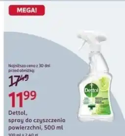 Rossmann Dettol, spray do czyszczenia powierzchni oferta