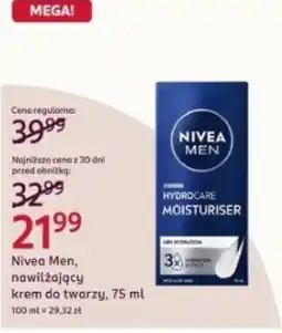 Rossmann Nivea Men nawilżający krem do twarzy oferta