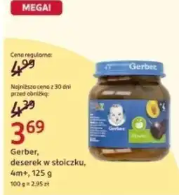 Rossmann Gerber, deserek w słoiczku, 4m+, 125 g oferta