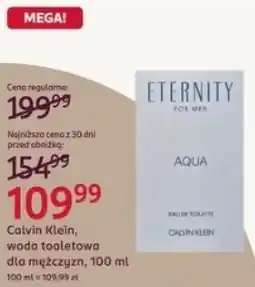 Rossmann Calvin Klein Eternity For Men Aqua woda toaletowa dla mężczyzn oferta