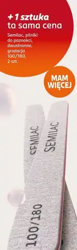 Rossmann Semilac, pilniki do paznokci, dwustronne, gradacja 100/180, 2 szt oferta