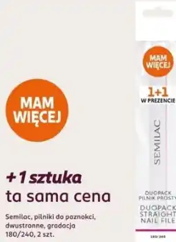 Rossmann Semilac, pilniki do paznokci, dwustronne, gradacja 180/240, 2 szt oferta