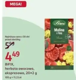 Rossmann BiFiX, herbata owocowa, ekspresowa oferta