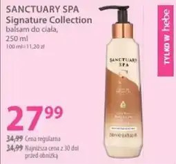 Hebe Sanctuary spa signature collection balsam do ciała oferta