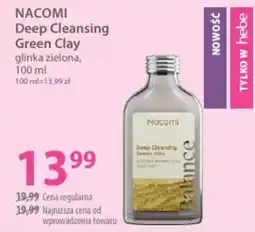 Hebe Nacomi deep cleansing green clay oferta