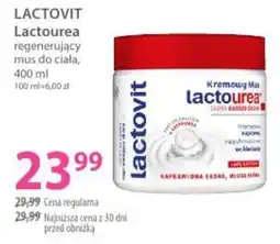 Hebe Lactovit Lactourea regenerujący mus do ciała oferta