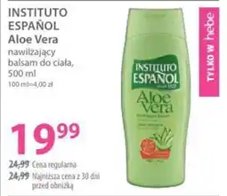 Hebe Instituto Español Aloe Vera nawilżający balsam do ciała oferta