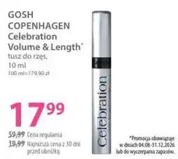 Hebe Gosh copenhagen celebration volume & length tusz do rzęs oferta