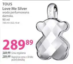 Hebe TOUS Love Me Silver woda perfumowana damska oferta