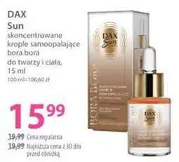 Hebe DAX Sun skoncentrowane krople samoopalające bora bora do twarzy i ciała oferta