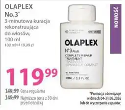 Hebe OLAPLEX No.3 3-minutowa kuracja rekonstruująca do włosów oferta