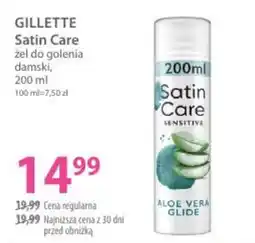 Hebe Gillette Satin Care żel do golenia damski oferta