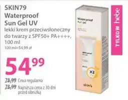 Hebe Skin79 waterproof sun gel uv oferta