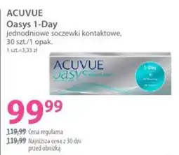 Hebe ACUVUE Oasys 1-Day jednodniowe soczewki kontaktowe oferta