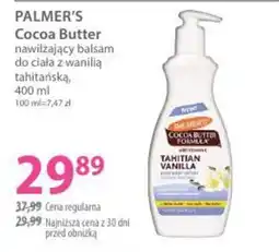 Hebe PALMER'S Cocoa Butter nawilżający balsam do ciała z wanilią tahitańską oferta