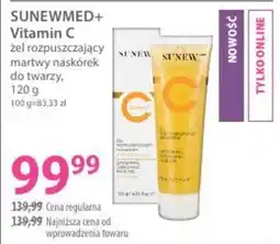 Hebe SUNEWMED+ Vitamin C żel rozpuszczający martwy naskórek do twarzy oferta