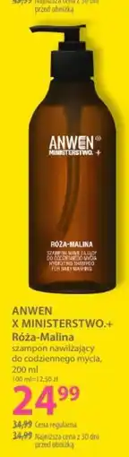 Hebe ANWEN X MINISTERSTWO.+ Róża-Malina szampon nawilżający oferta
