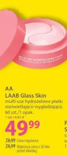 Hebe LAAB Glass Skin multi-use hydrożelowe płatki rozświetlająco-wygladzające oferta
