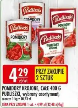 Sklepy Doroty Pomidory Krojone, Całe Pudliszki oferta