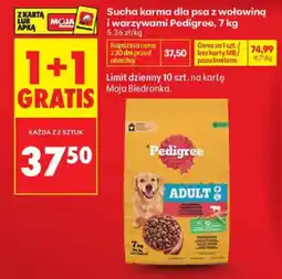 Biedronka Sucha karma dla psa z wołowiną i warzywami Pedigree oferta