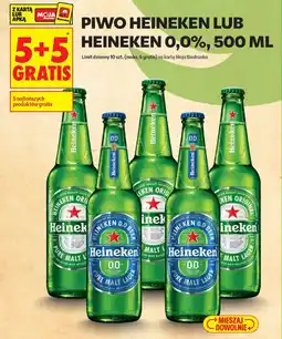 Biedronka Piwo Heineken lub Heineken 0,0% oferta