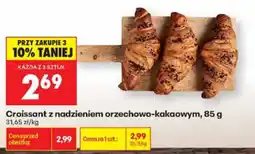 Biedronka Croissant z nadzieniem orzechowo-kakaowym oferta