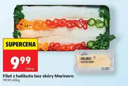 Biedronka Filet z halibuta bez skóry Marinero oferta