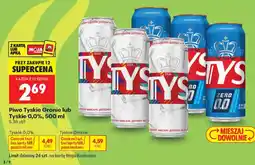 Biedronka Piwo Tyskie Gronie lub Tyskie 0,0% oferta