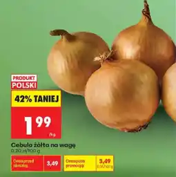Biedronka Cebula żółta na wagę oferta