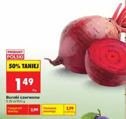 Biedronka Buraki czerwone oferta